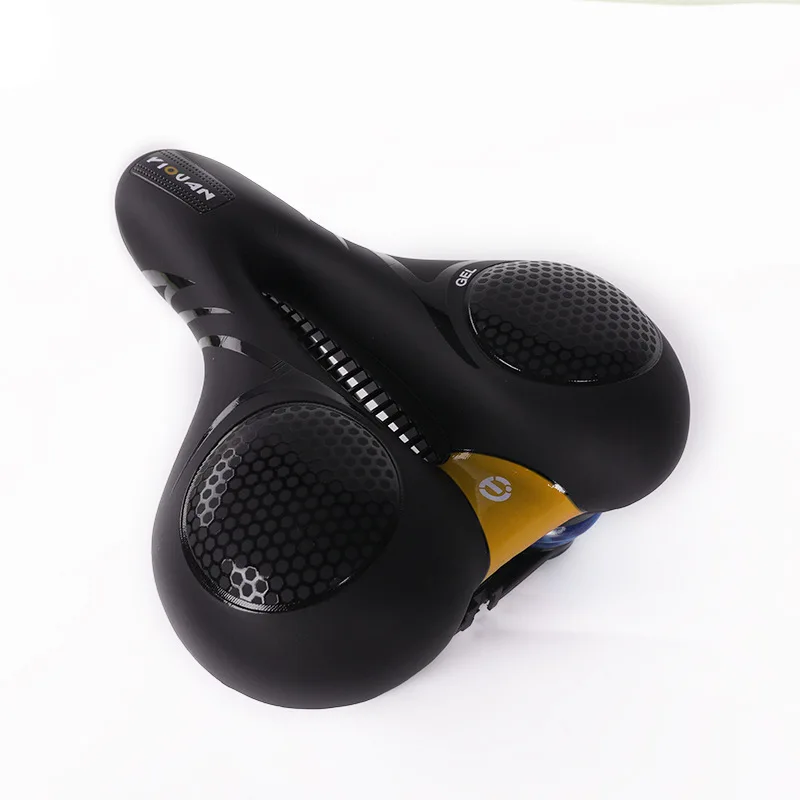 2022 NEW mountain bicycle accessories silicone breathable bicycle seat with bright rear light
