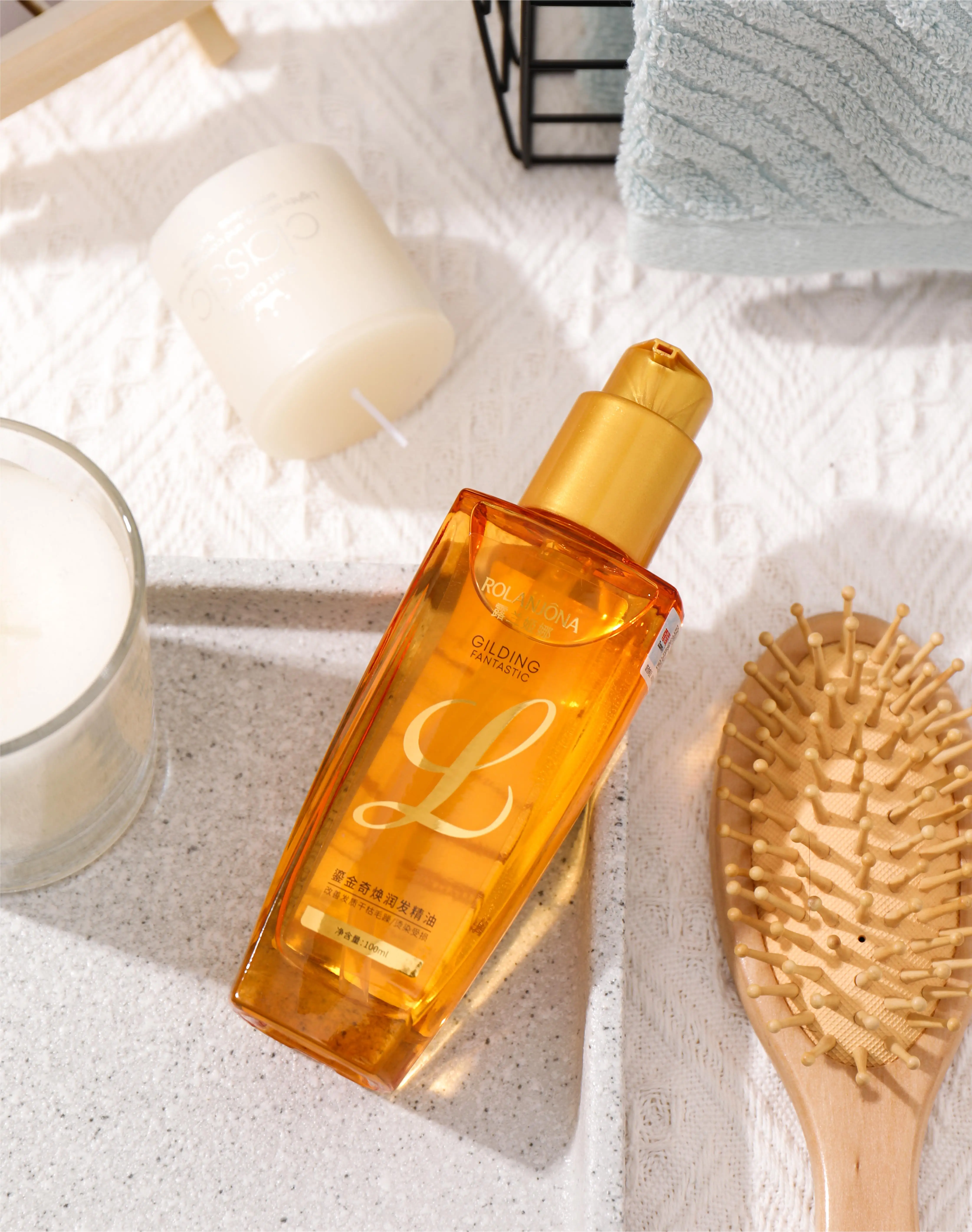 New Arrival Private Label Rolanjona GILDING FANTASTIC HAIR OIL Hair Care For Repairing Nourishing Soothing Essential Oil