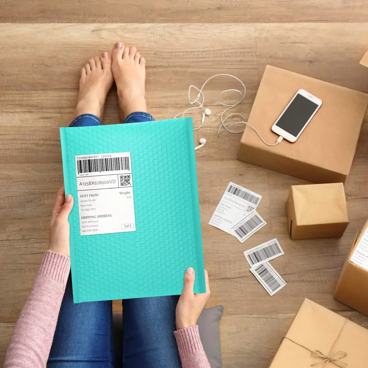 ZGCX Mail Shipping Plastic Bubble Mailing Bag Packaging Bag Shipping Bubble Mailer Wrapp Envelope Bubble