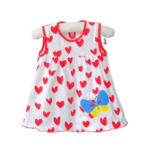 summer 100% cotton kid little girls skirt newborn clothes 12 to 18 months toddler frocks children clothing baby casual dresses