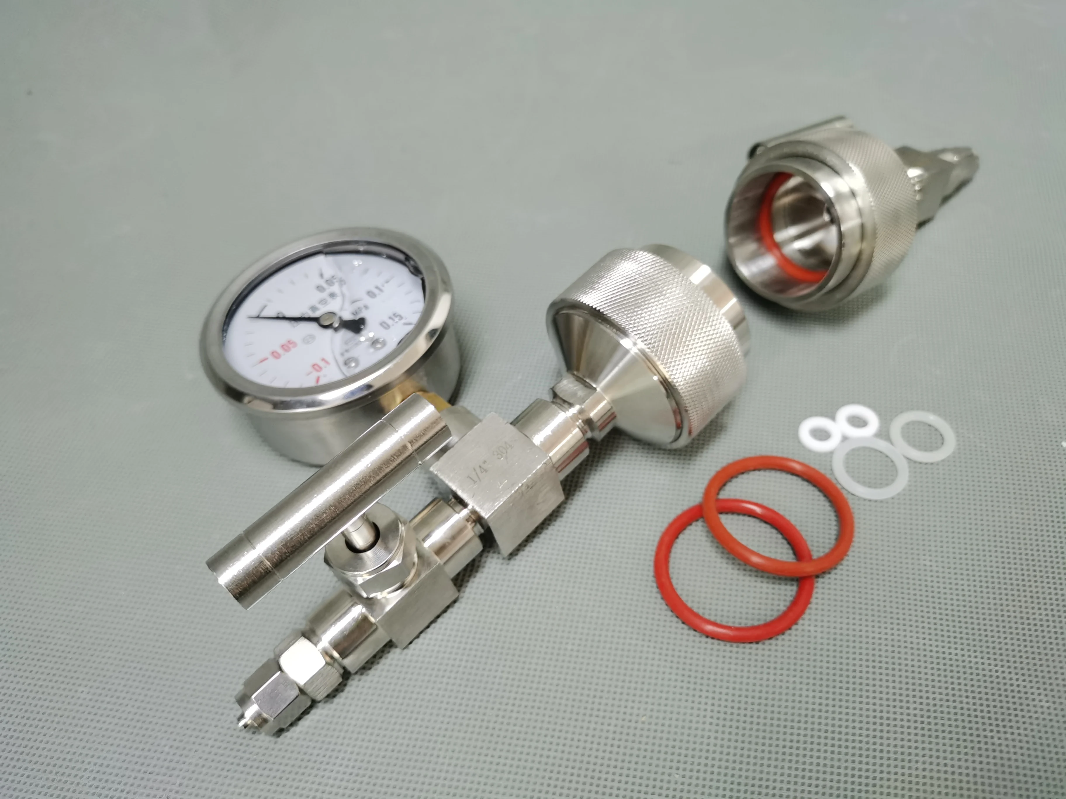 Hot sale ISO Round Flange Sillicon O-ring Stainless Steel Vacuum Flange for Tube Furnace