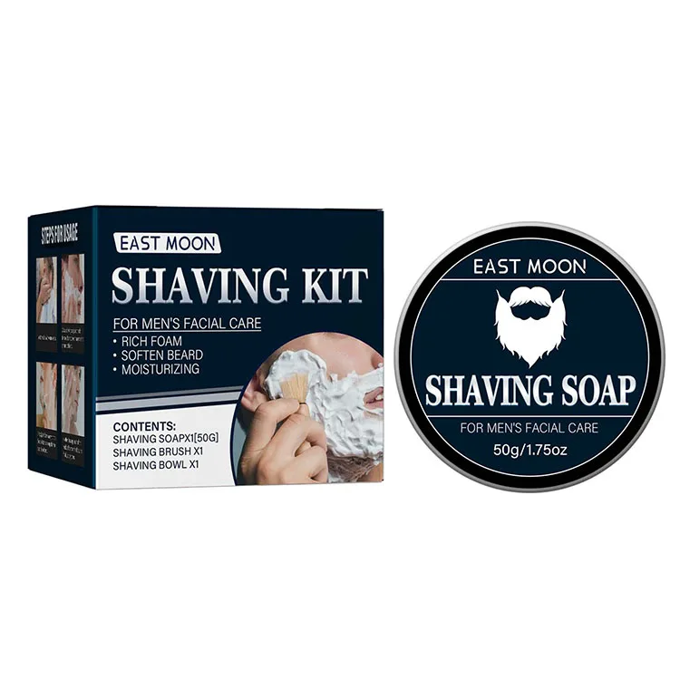 handmade luxury organic men beard foaming shaving soap bar mint eco friendly shave soap bulk shaving soap with bowl for men
