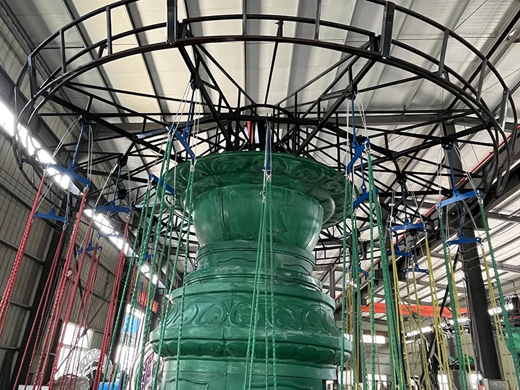 Attractions Amusement Park Swing Ride Shaking Head Rotating 24 Seats Flying Chair For sale