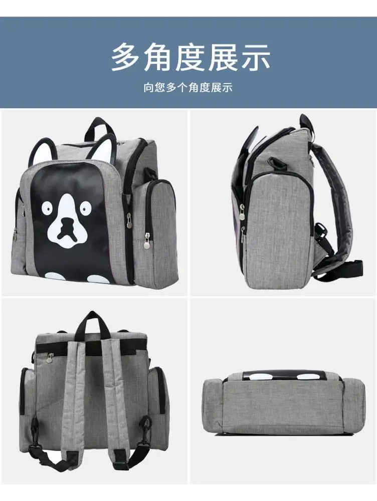 New Style Multifunctional Seatable Baby Diaper Mummy Bag