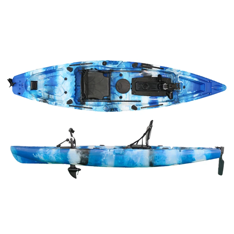 Professional Fishing Kayak Pedal Boat Sit On Top Kayak With Pedals and accessories