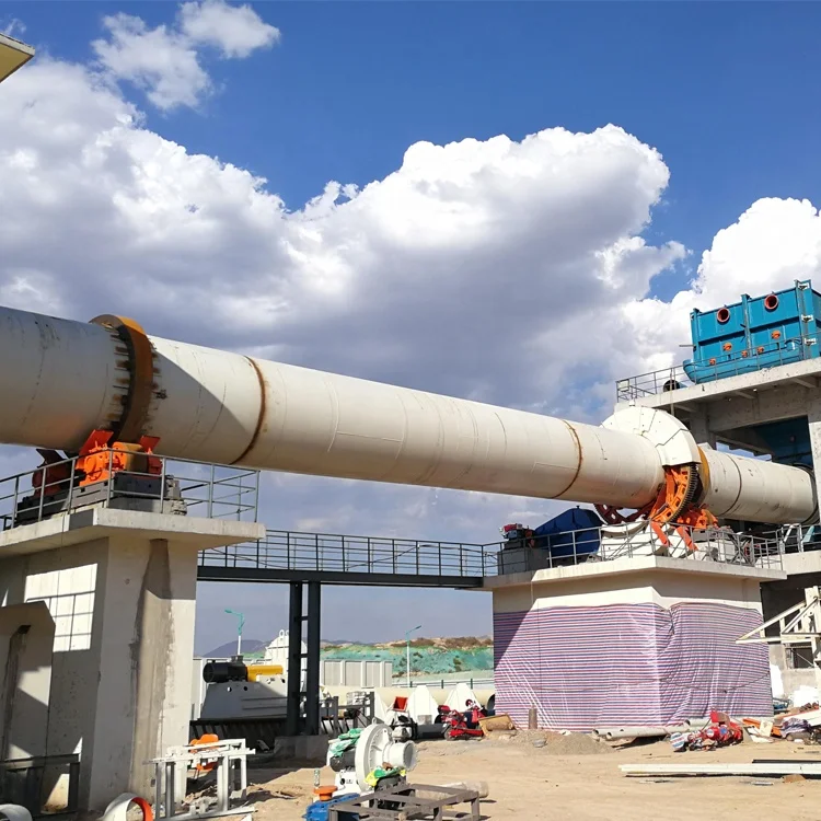 Sponge Iron Dolomite Aluminium Oxide Quick Lime Mini Cement Plant Rotary Kiln