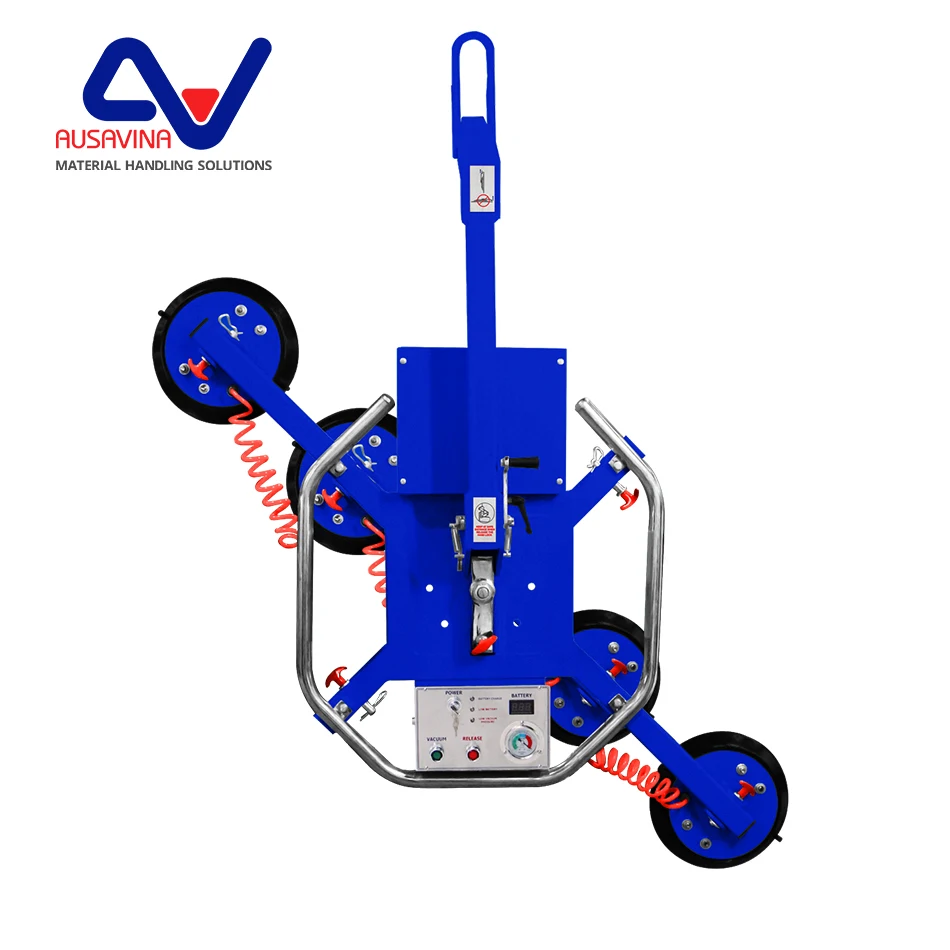 Вакуумный стеклоподъемник AUSAVINA AVL500 темно-синий Вьетнам с онлайн-поддержкой 4 шт. 1685X1310X320 1100 фунтов (500 кг) CE
