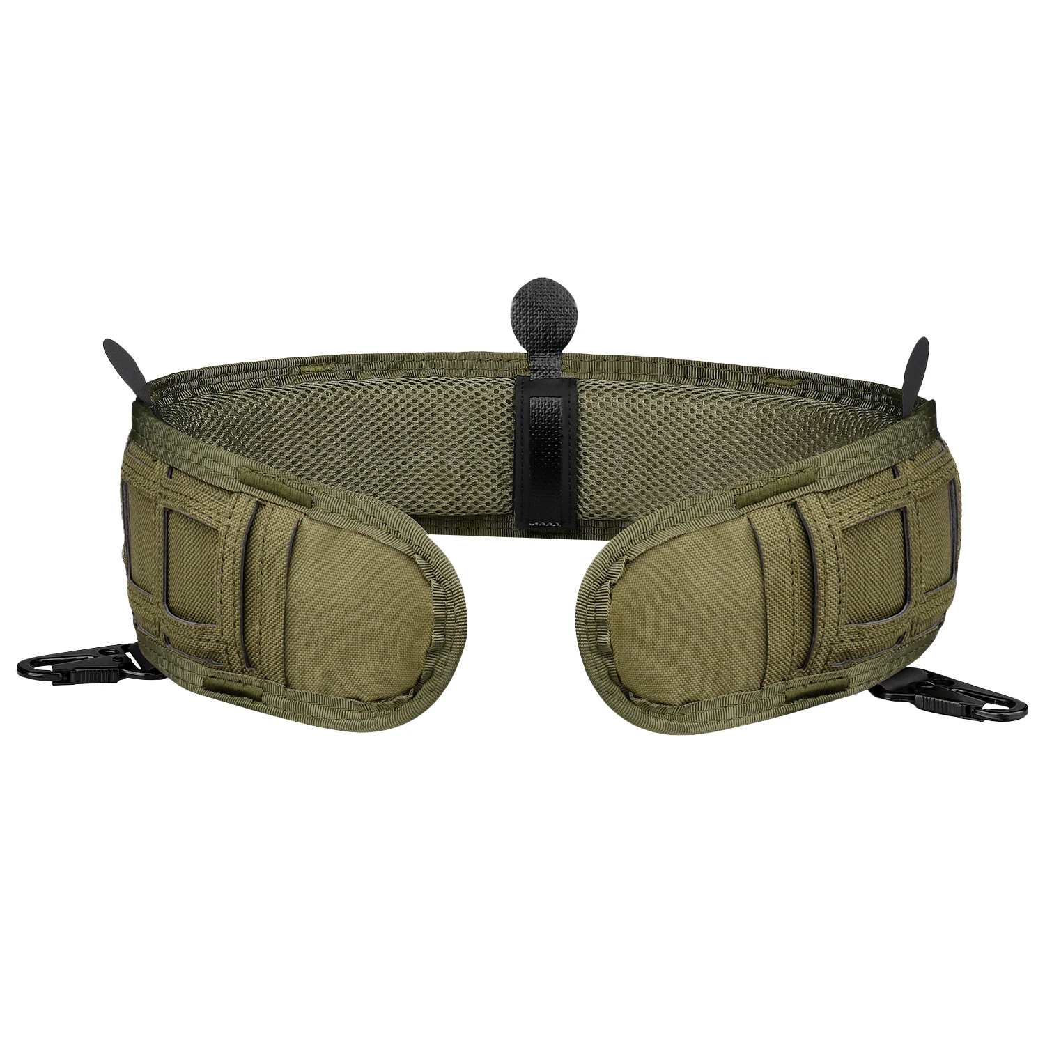 Laser Cut Tactical MOLLE Men Battle Belt Training Combat  Waistband Hunting Paintball Padded Duty Waist Belts