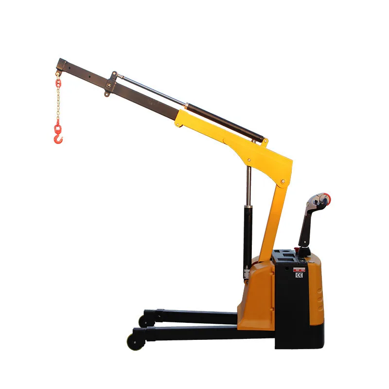 Factory Sale 1000kg Construction Machinery Mobile Floor Manual Shop Crane Portable Lifting Equipment