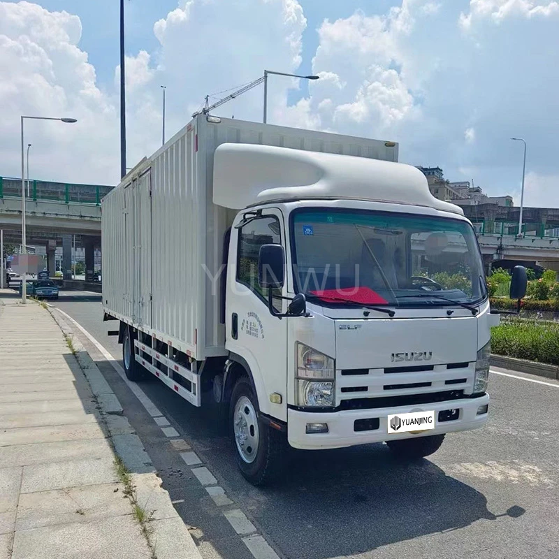 Горячая Распродажа Isuzu elf коробка Фургон Грузовик и грузовой автомобиль дизельный грузовик