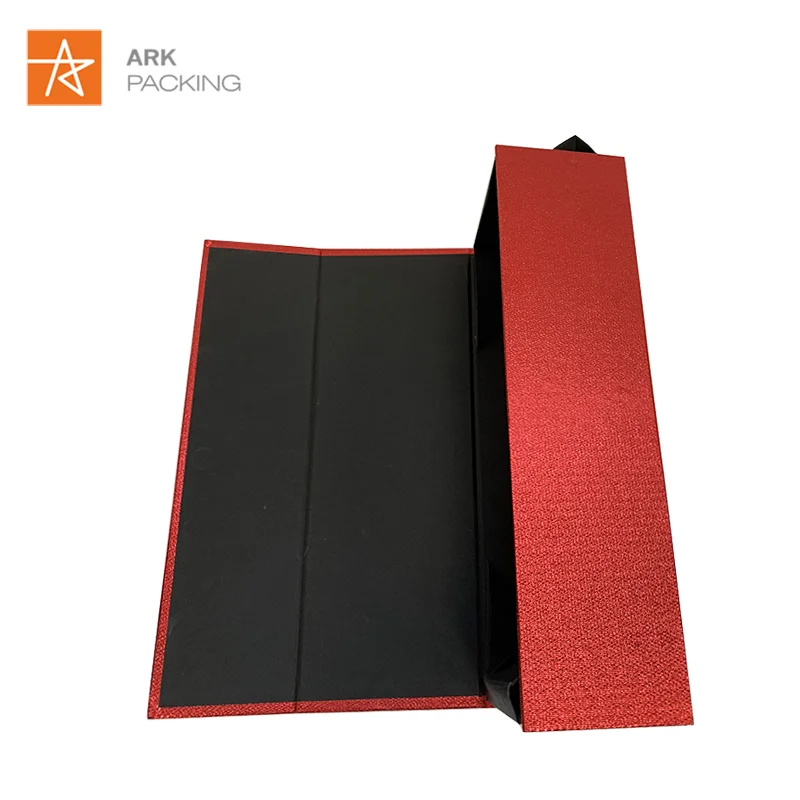 Recycle Custom Cardboard Gift Packaging Folding Box For Wine With EVA Foam