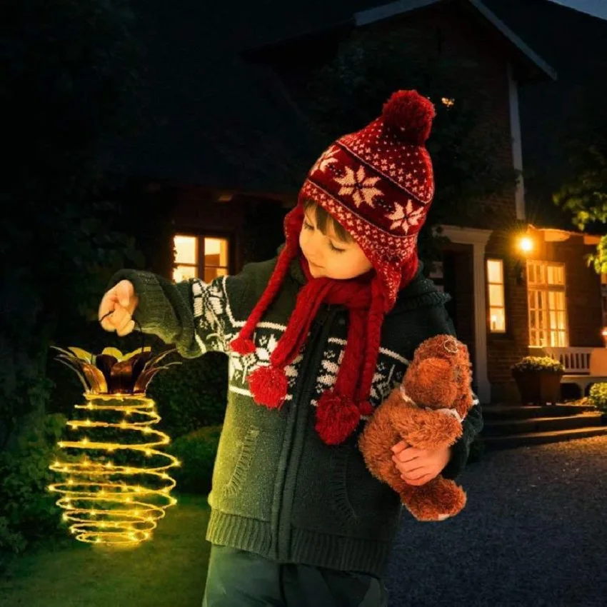 solar light  Pineapple lamp  solar garden lights