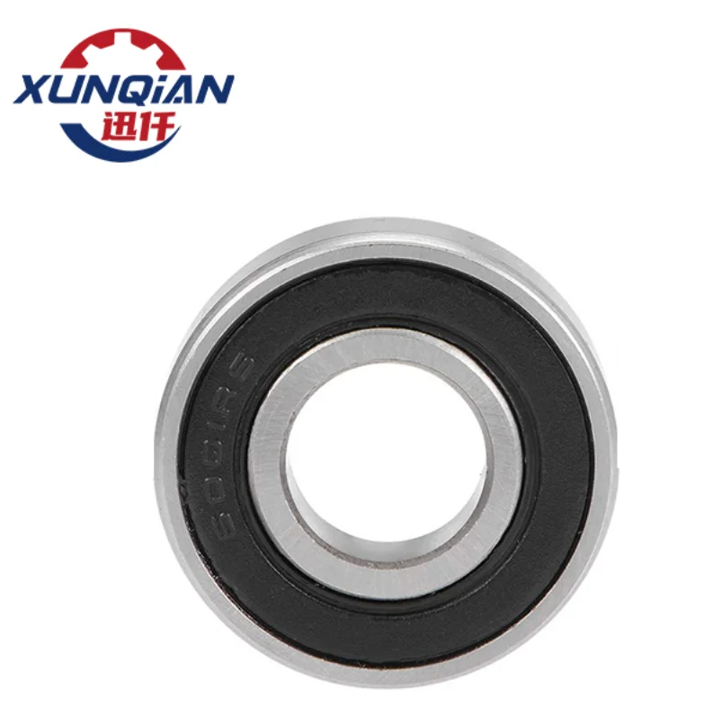Xunqian Factory Wholesale Deep Groove Ball Bearing 6001-2RS 12x28x8 Double Shielded Carbon Steel bearing