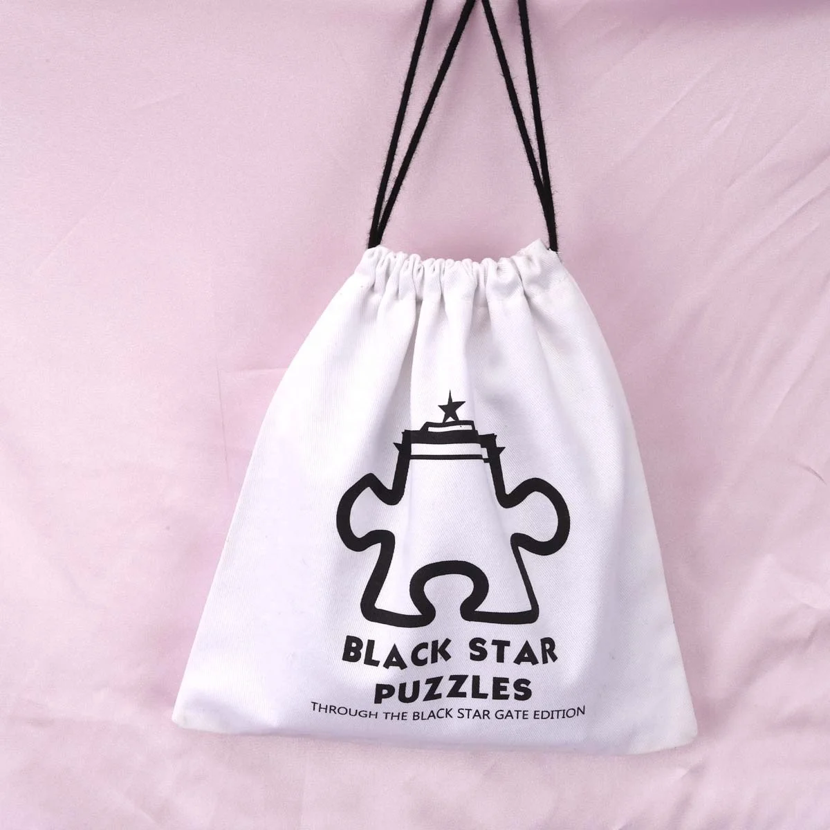 High End Cotton Twill Drawstring Shoe Hat Clothing Storage Bag Custom Logo Printing Twill Cotton Shopping Bag