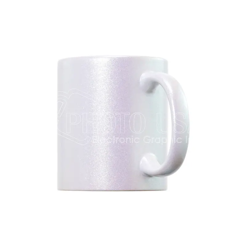 11 oz. Нажмите на изображение для просмотра в полный размер простая бланковые Цветные Пользовательские радужные блестящие керамическая кружка