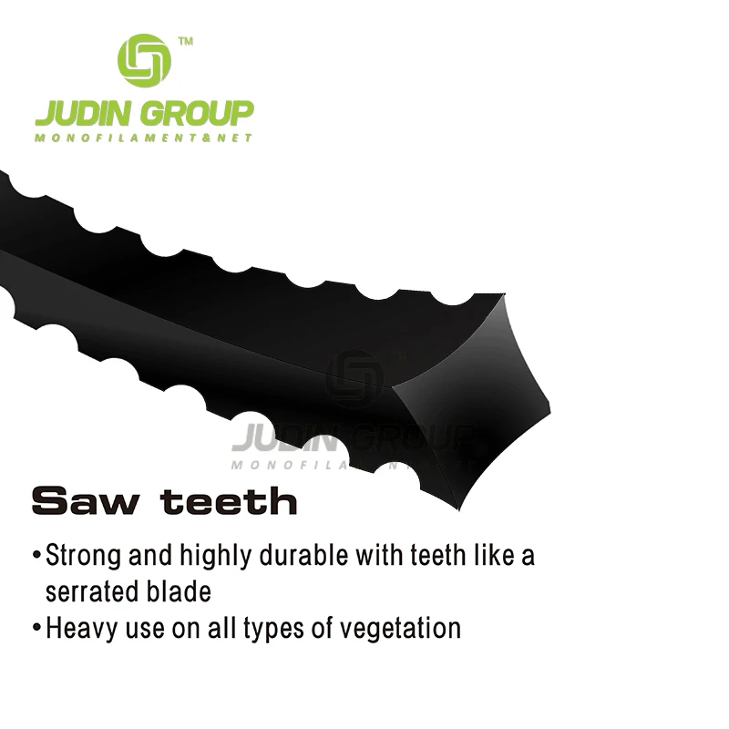 Heavy Duty Saw Teeth Trimmer Line for String Trimmer