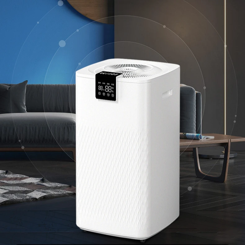 55L Household Air Purifying with Anion Activated Carbon Filter Dehumidifier Portable Mini LED Digital Panel Air Dehumidifier