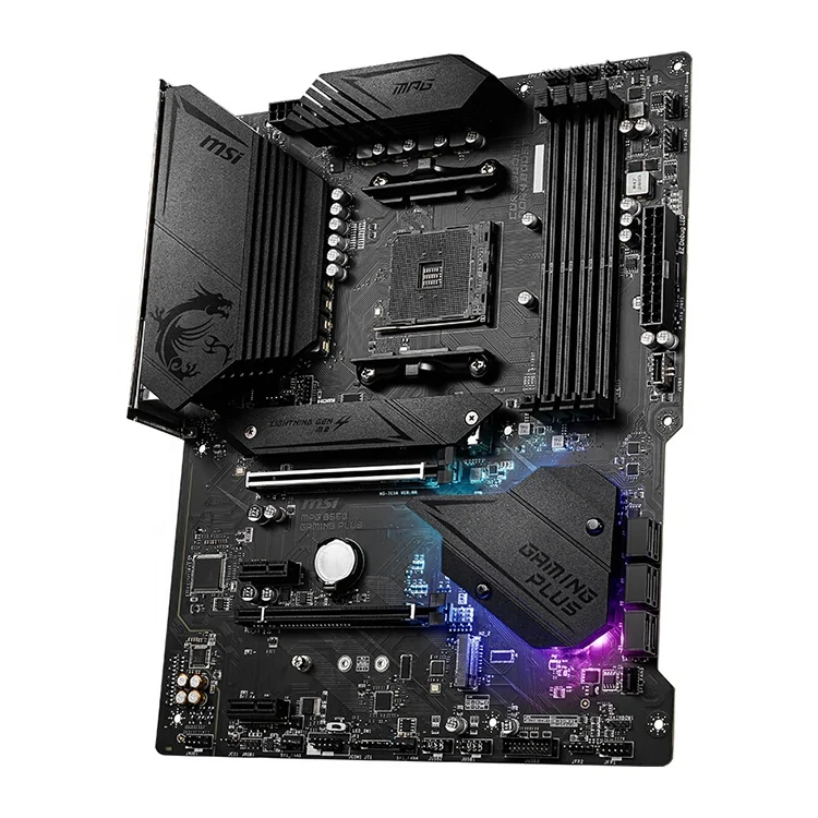  Игровая Материнская плата MSI MPG B550 с процессором AMD Ryzen R5 5600X и R7 5800X в