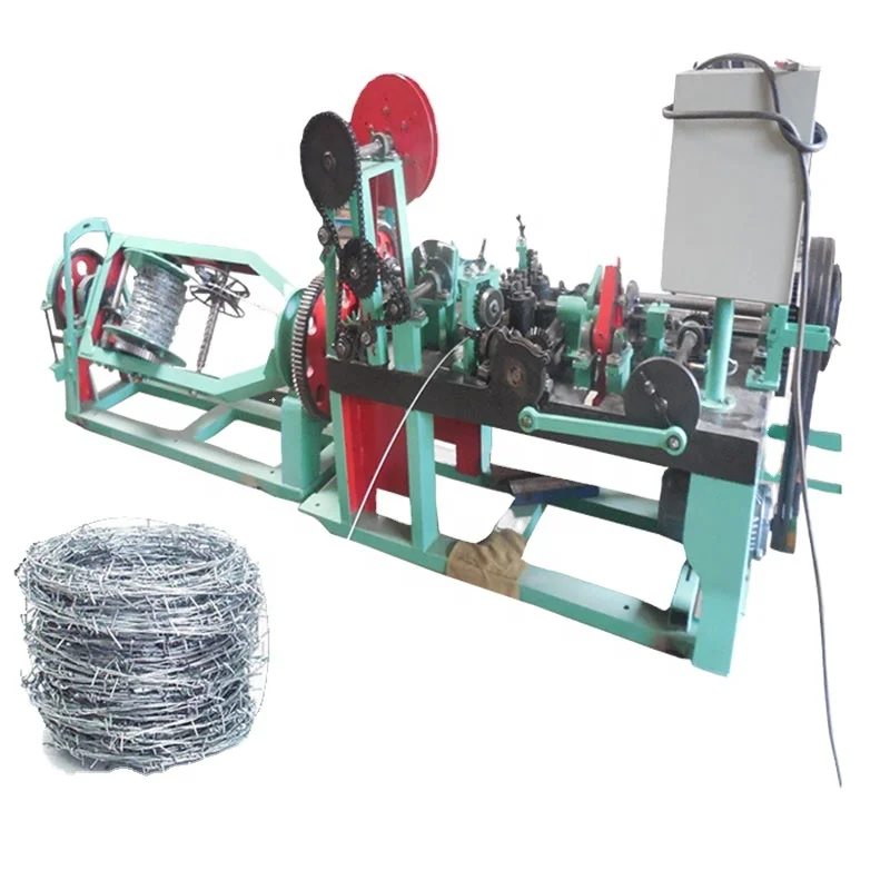 automatic barbed wire netting machine