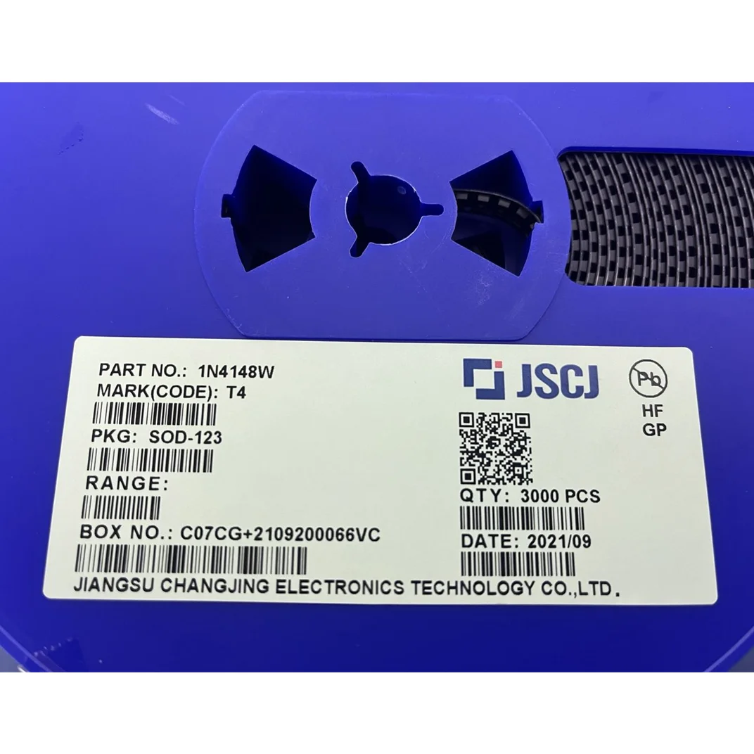 SMD SWITCHING DIODE IN4148 silk screen T4  SOT23 package 1N4148
