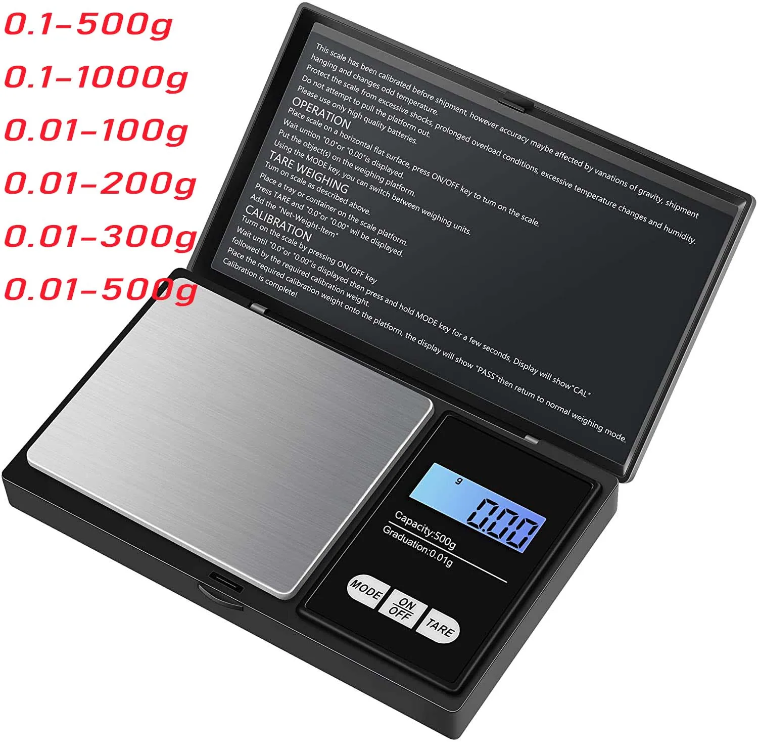 hot sell  0.01g gram weight machine 0.1g household jewelry weighing gram 0.1 gram  jewelry pocket scale