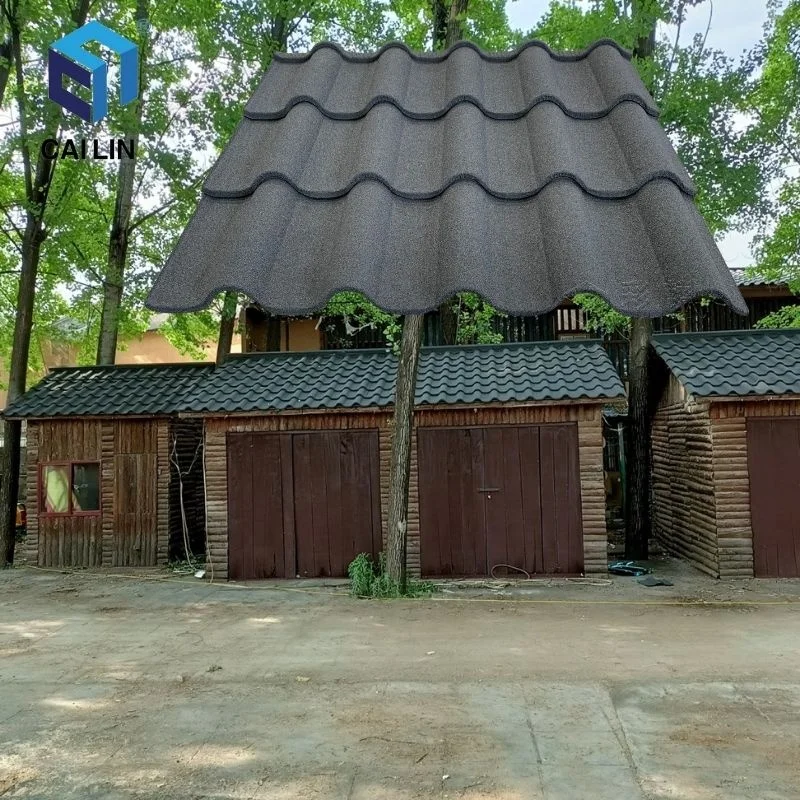 50 Years Warranty Construction Materials Golan Type Color Coating Aluminum Roof Tile Stone Coated Shingle