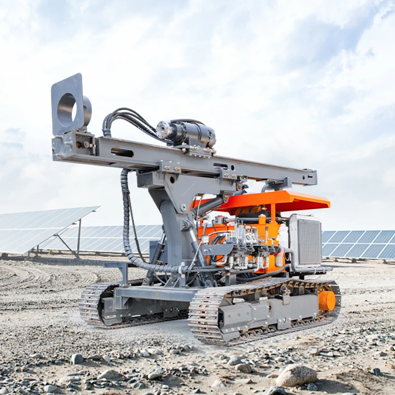 Excellent manufacturer Pile Driver for Solar Post Crawler Ramming Machine