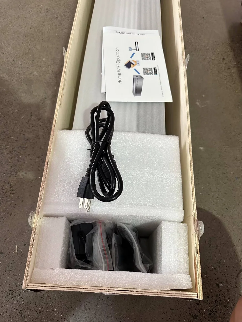 Inno-living Fire ventless fireplace 200cm black silver google alexa   ethanol fireplace burner