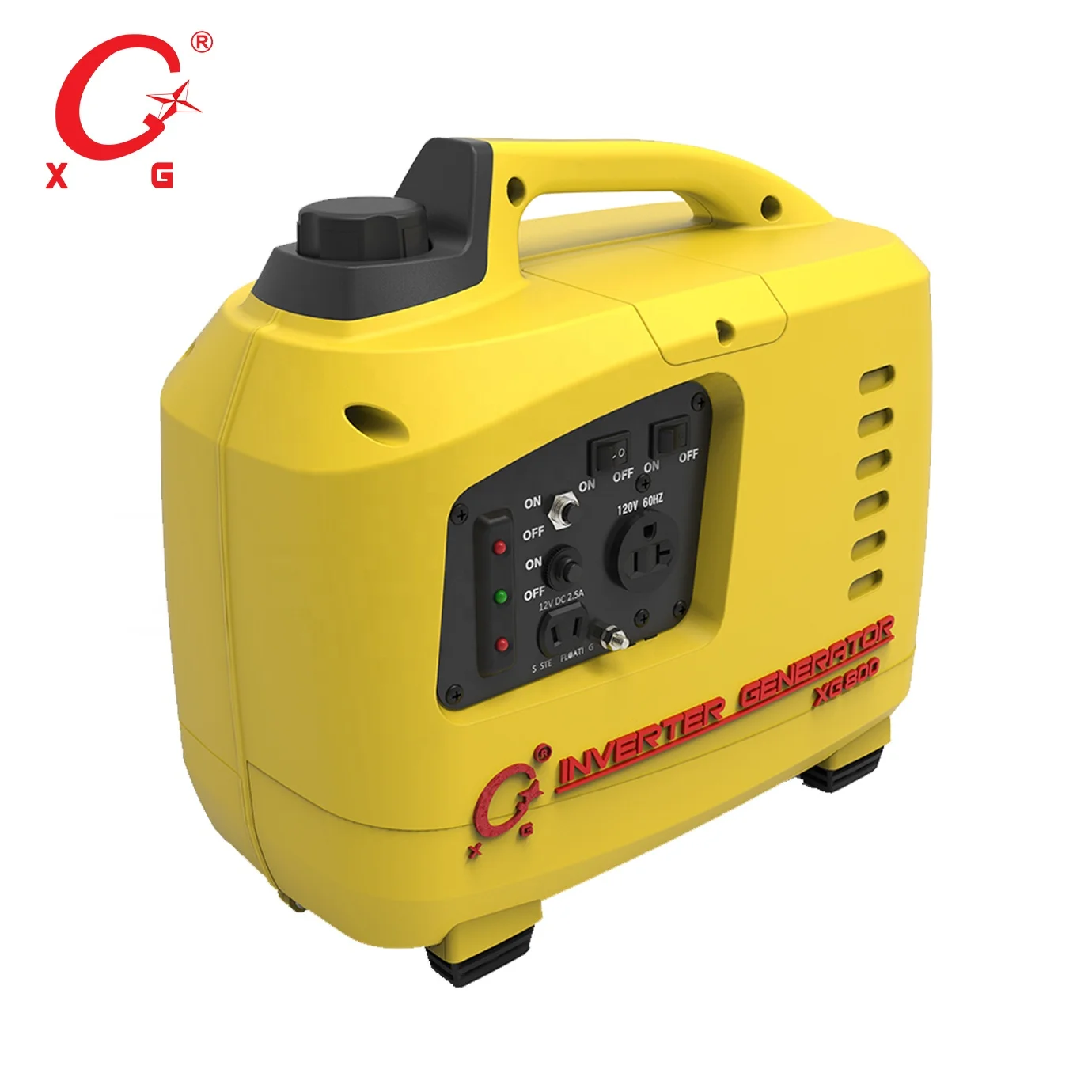 Ultra Light All Copper 4 Stroke Silent Mini Gasoline 1kVA Portable Inverter Generator 0.8kW Dual Fuel CE Generator Recoil Start