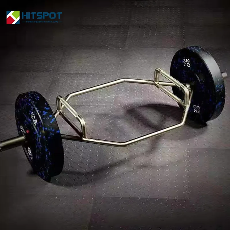 Wholesale weightlifting ez curl barbell bar Fitness gym equipment barbell Accessories safety stainless steel squat hex barbell