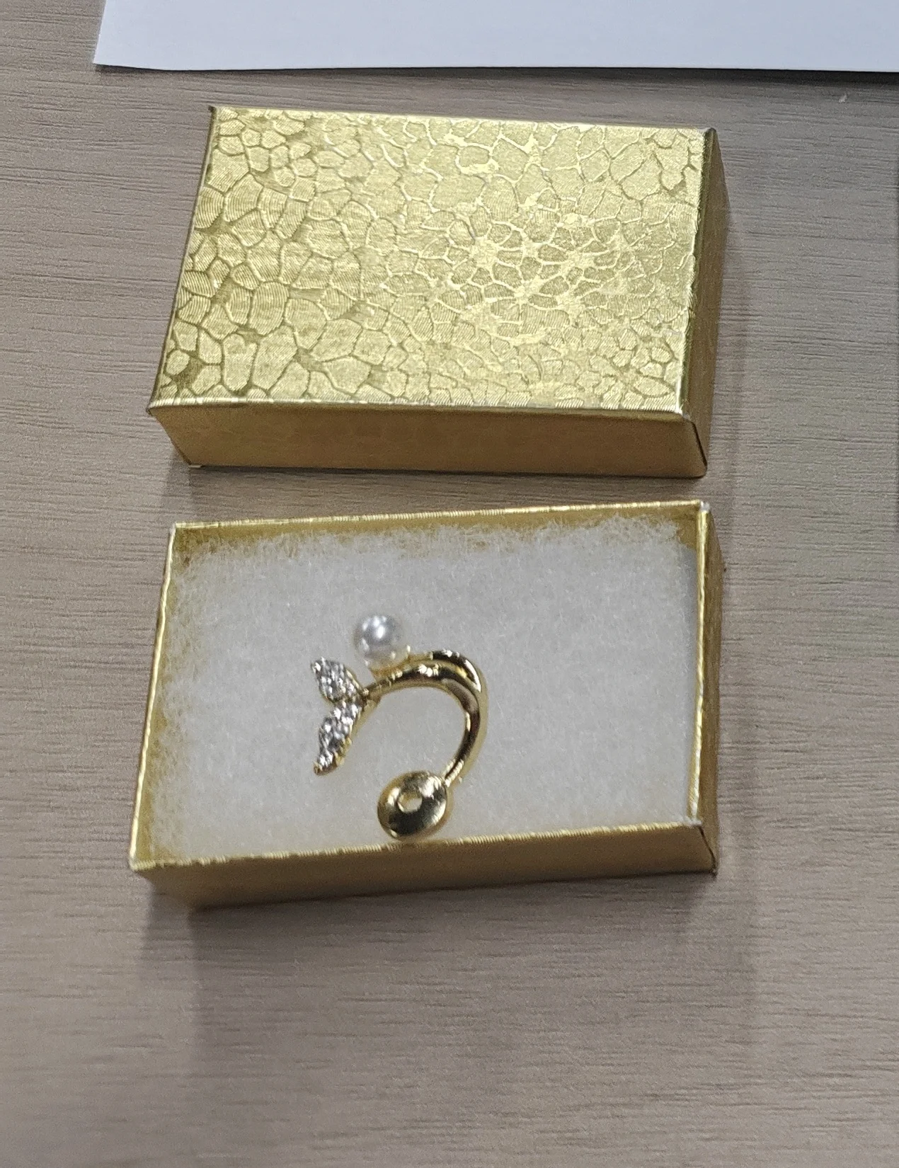 ZGGM Gold Wholesale Custom Logo Premium Luxury Cardboard Paper Gift  Packaging Box Customized logo jewelry box