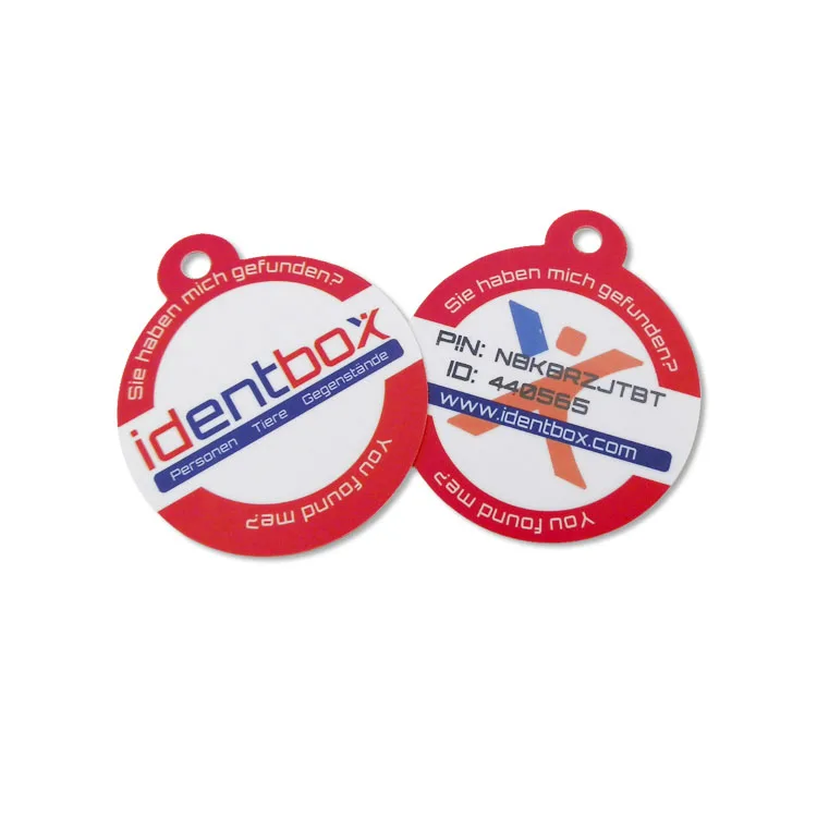 Customized Small Size Key Tag custom shape hang tag printing