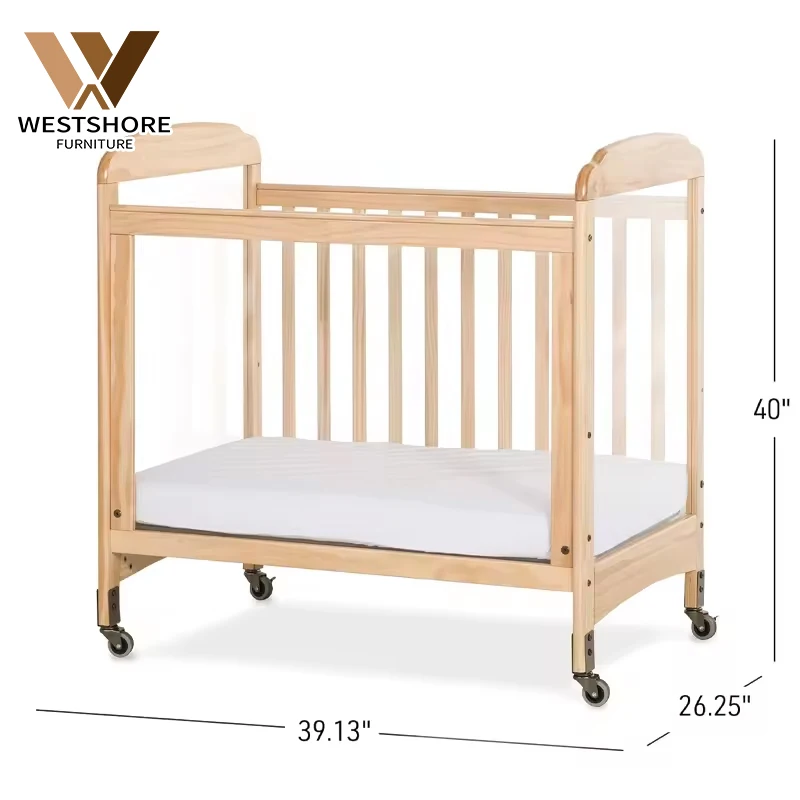 Kids Solid Wooden Single Bed for Kindergarten Kids Resting Bed Daycare Furniture Sleeping Cot for Kids wooden Baby Crib