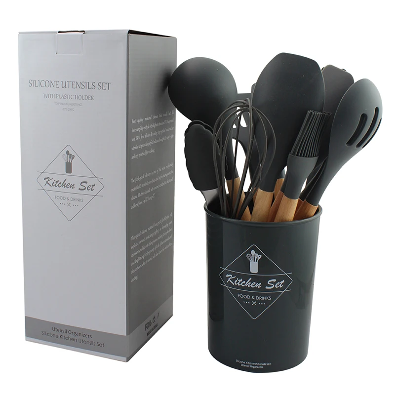 Home Kitchen Tools Accessories Utensils Set Colorful kitchen cook utensil set 12 pcs Kitchenware Utensil Set