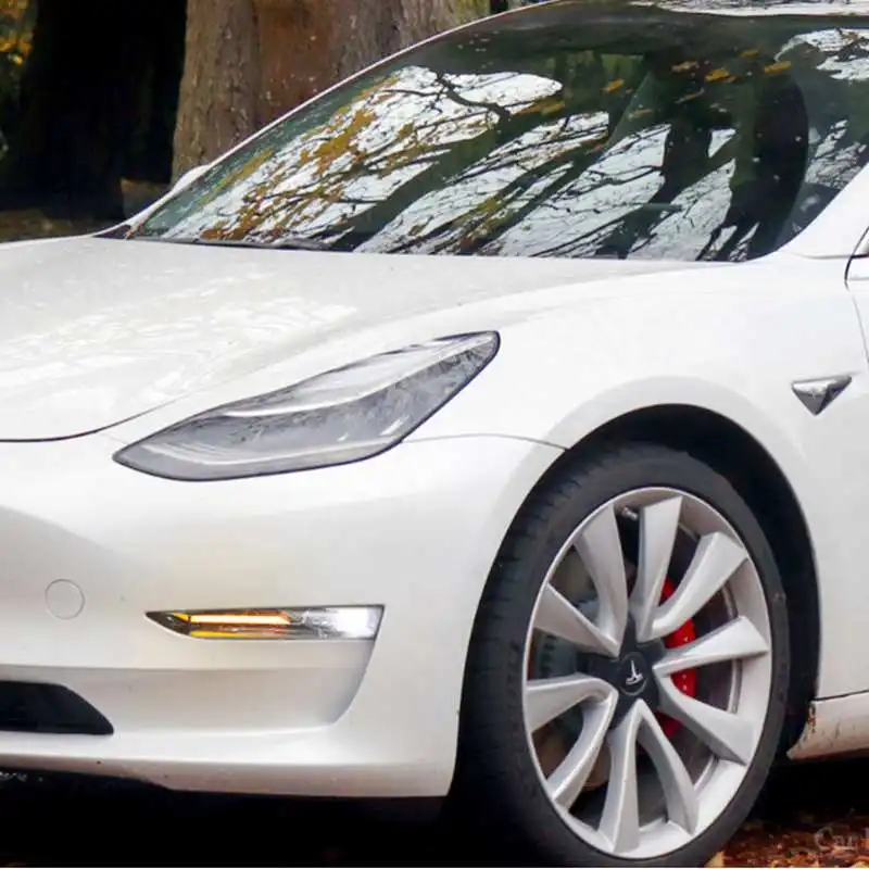 LED DRL Fog Light Fog Lights For Tesla Model 3 2017 2018 2019 2020 2021 Daytime Running Lights turn signal