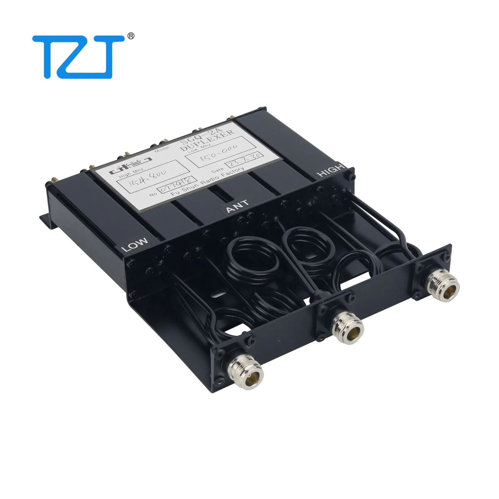 30W VHF 380-520Mhz/UHF 136-180Mhz 6 Cavity Duplexer VHF Repeater Duplexer for Radio Communication Radio Repeater