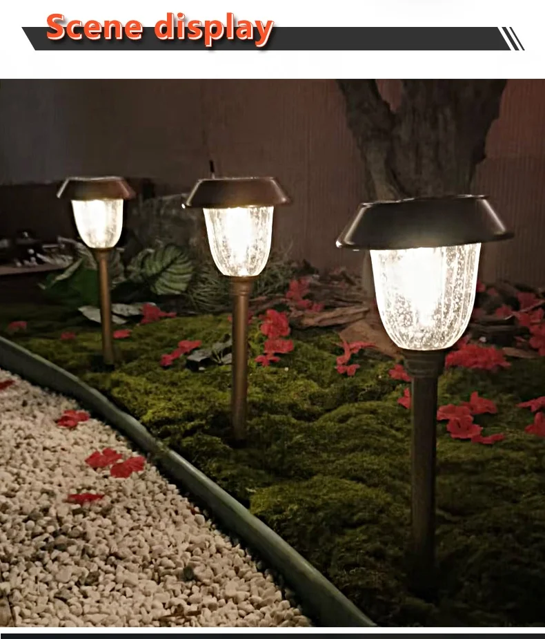 Solar garden lights china supplier solar lamp outdoor for yard lawn landscape garden solar lights