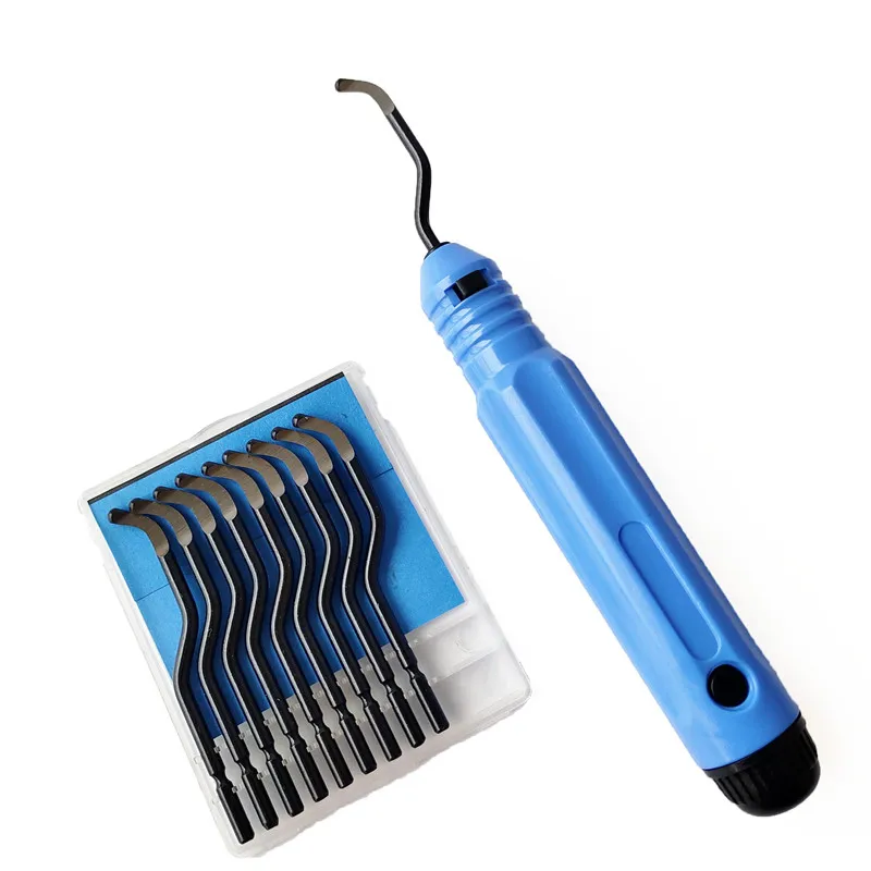 Hand tools  Burr deburring Tool set  Knife NB1100 Scraper+10pc BS6001 Blades  Trimming Deep hole deburring