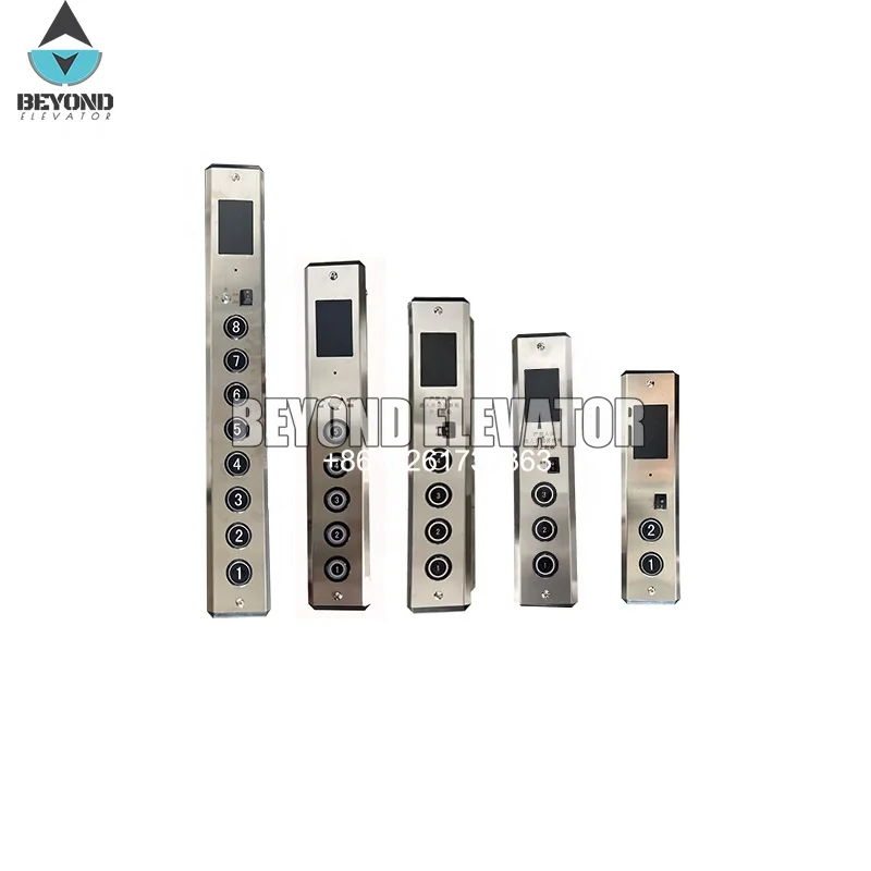 2024 Dumbwaiter /cargo/ freight elevators call panel keypad LOP with Push Button  available 2-9 floors OEM customized economic