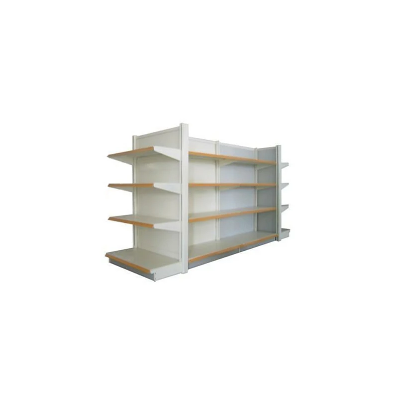 Grocery Supermarket Vegetables Shopping Shelves Display Rack Customized Logo Double-sided Heavy Duty