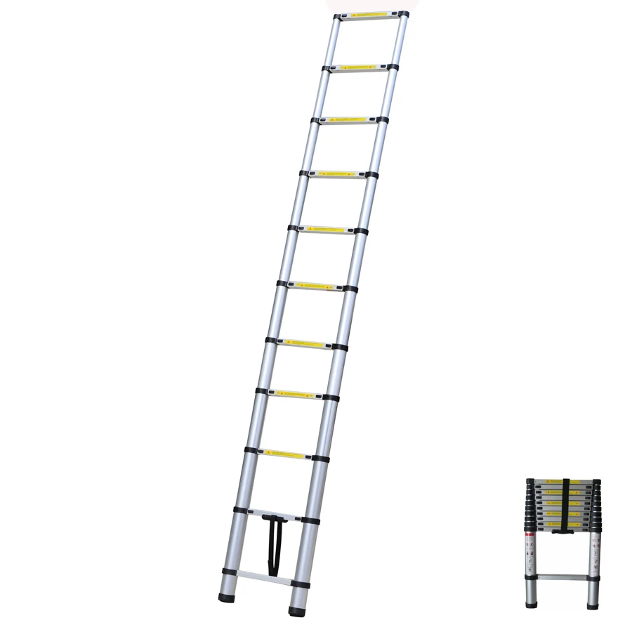foldable ladder aluminum Portable types 8 ft easy folding telescopic ladder gs tuv folding ladder aluminum