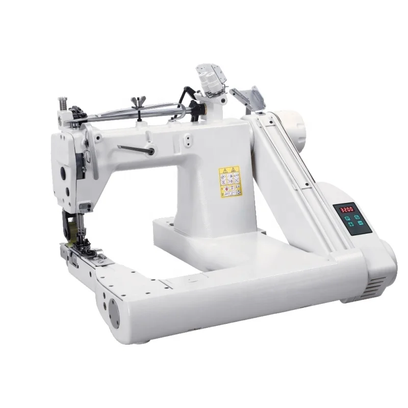 QK-928D High speed Three-needle thin material shirts feed off the arm chainstitch industrial sewing machine