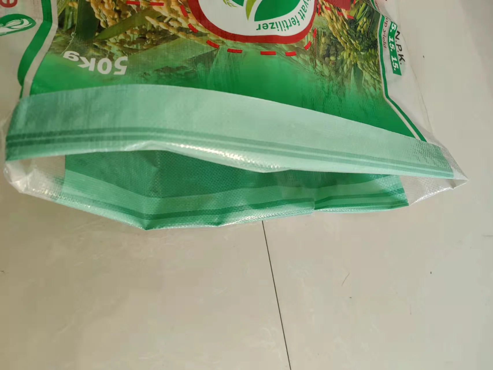Custom design empty 20kg 25kg organic fertilizer packaging bag urea fertilizer 50kg sack plastic pe agricultural fertilizer bag