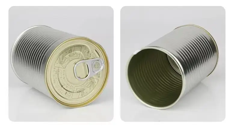 Factory customized food grade empty round can 400g milk powder protein packaging tin can  Coffee tea jar with easy pull lid