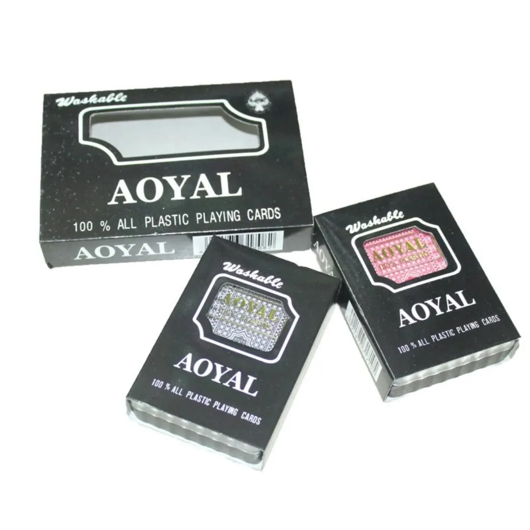 100% Plastic Playing Waterproof Cards Playing Cards Custom Logo Poker 25 Silk Plastic Playing Cards Poker