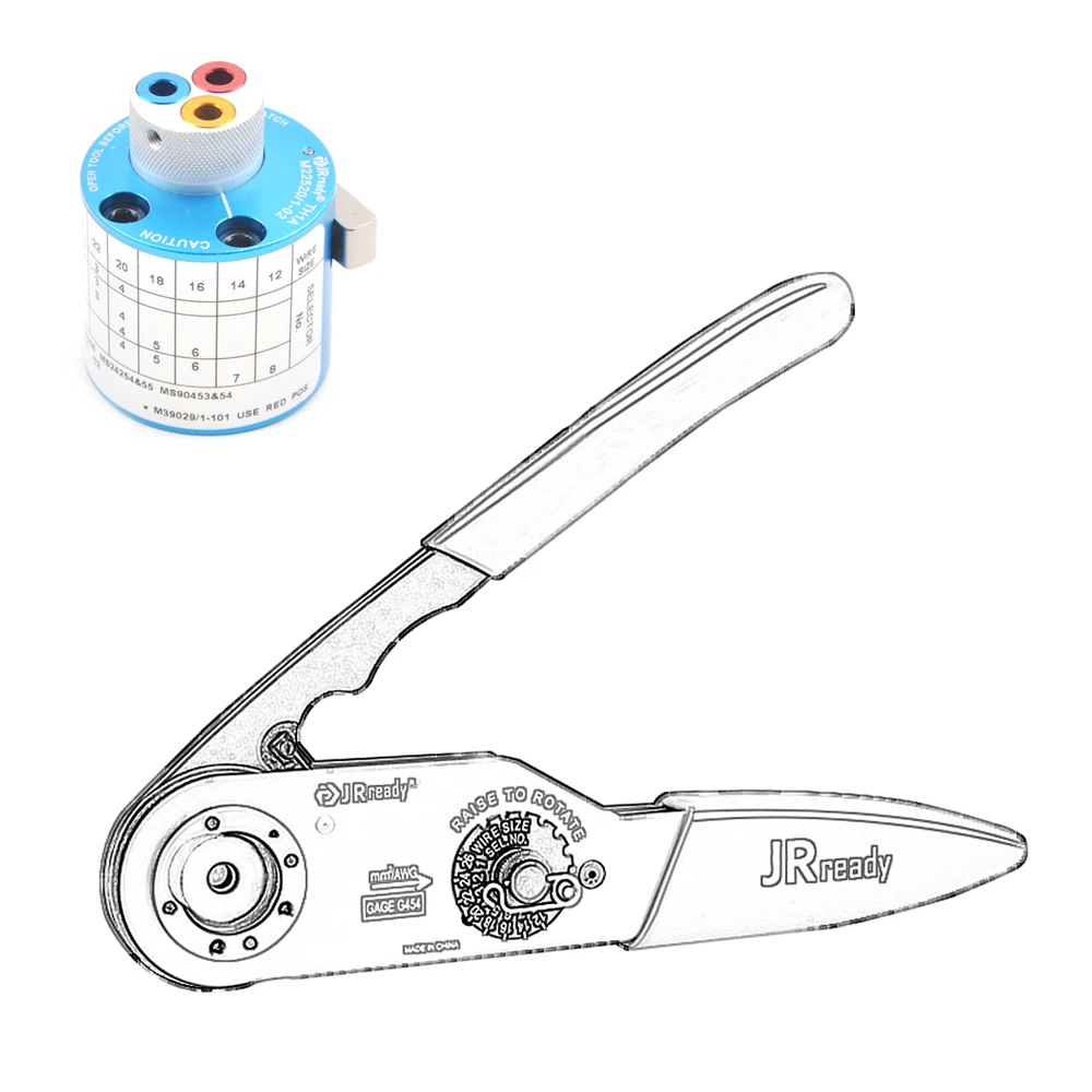 JRready YJQ-W2A M22520/1-01 TH1A Positioner MIL-DTL-26482 Connector M39029/5-118 Contact