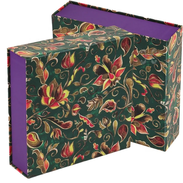 Hoe Nay Customized Printed Luxury Thick Cardboard Cookies Packaging Gift Boxes Close with Magnet