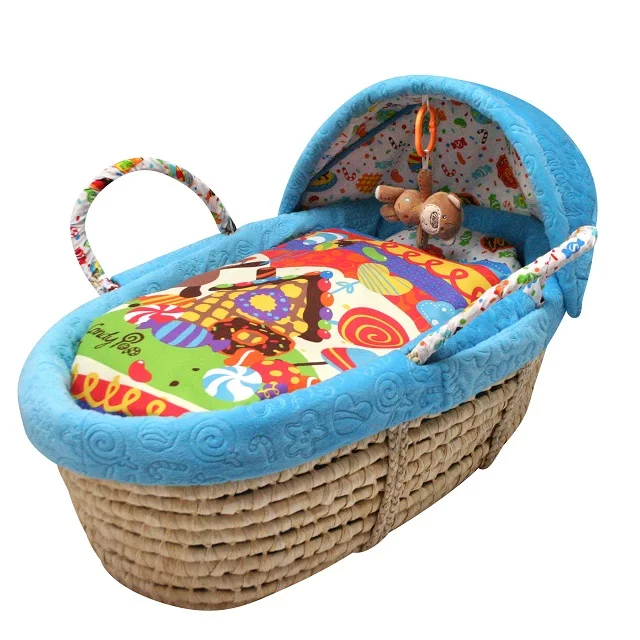 
Designer Colorful Popular Candy Pop Natural Newborn Moses Basket For Baby 