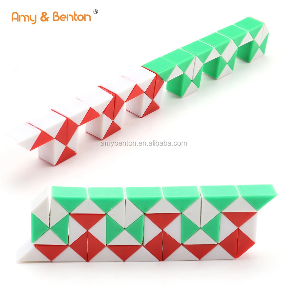 Magic Snake Twist Puzzle Collection Brain Teaser Toy Snake Ruler Fidgety Toys Sets for Kids