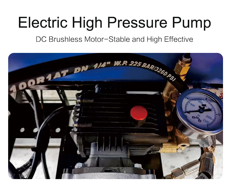 High Pressure Water Spraying Vehicle Road Washing Truck